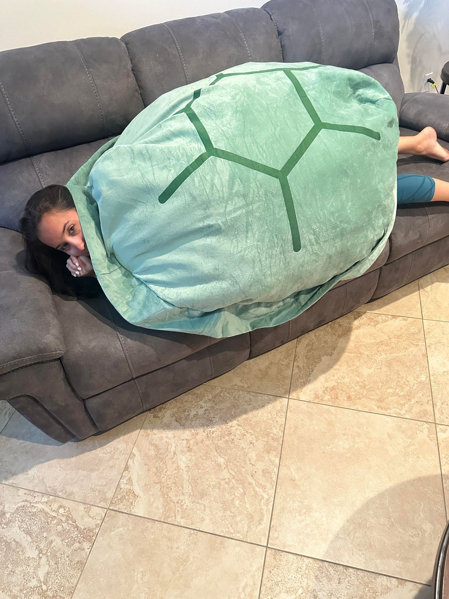 60" Therapy Turtle Shell Wearable Pillow